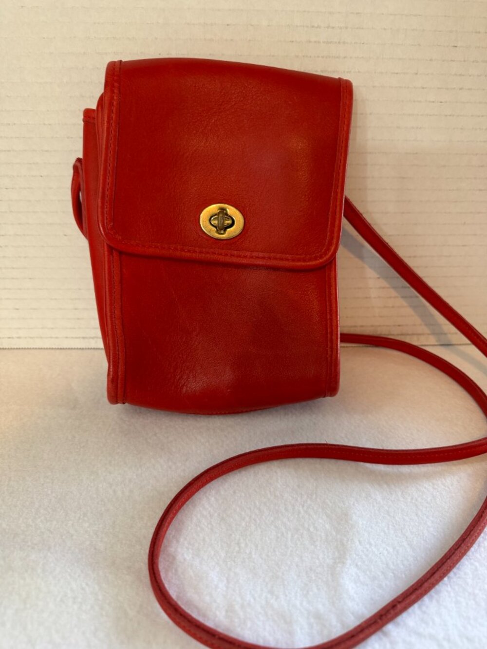 Coach Red Scooter Bag- Vintage